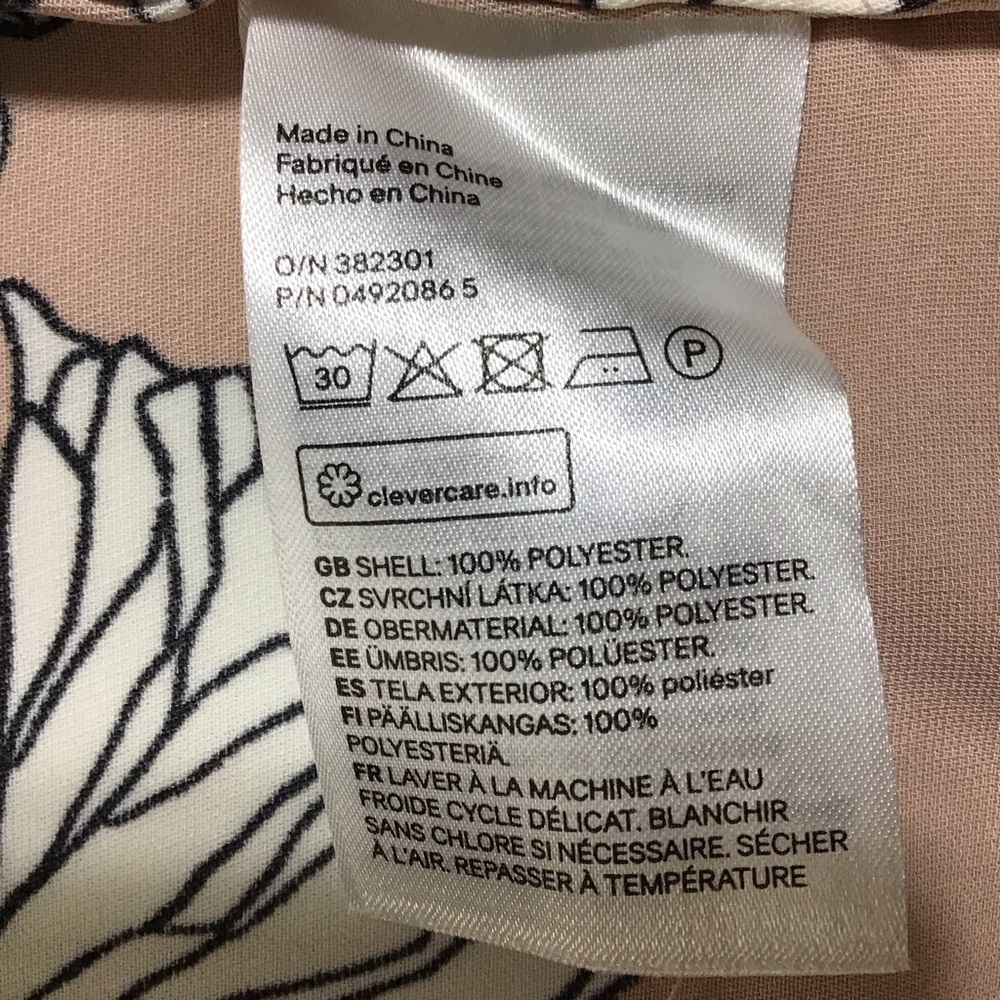 H&M Floral Blouse - Soft Pink and White - Picture 7 of 10